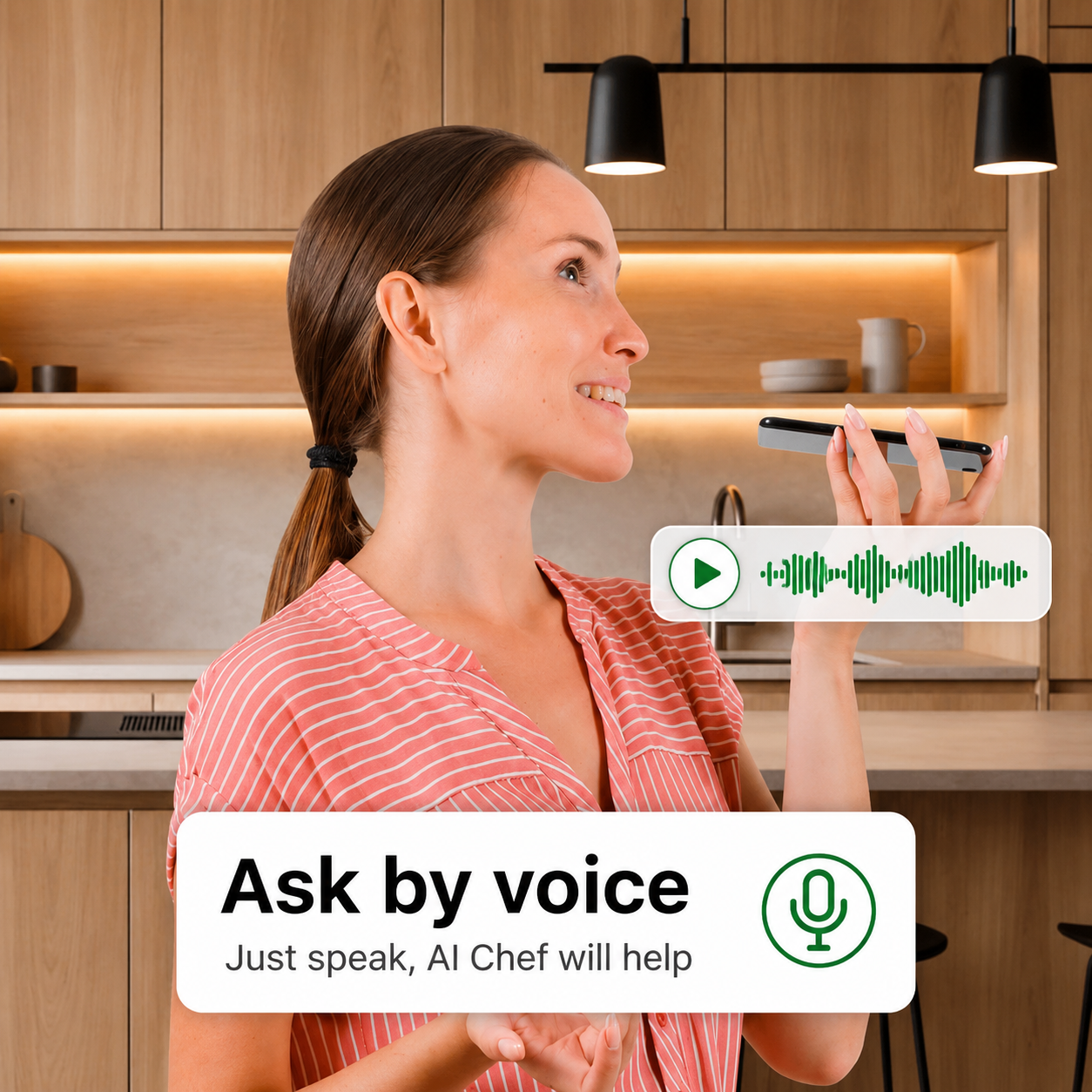Ask by voice